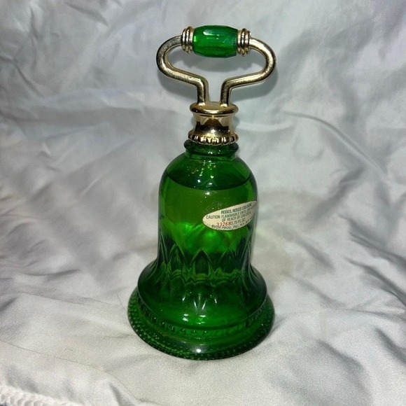 Avon Other - VINTAGE 1978 AVON "ROSES ROSES COLOGNE" COLLECTIBLE GREEN GLASS "BELL" DECANTER